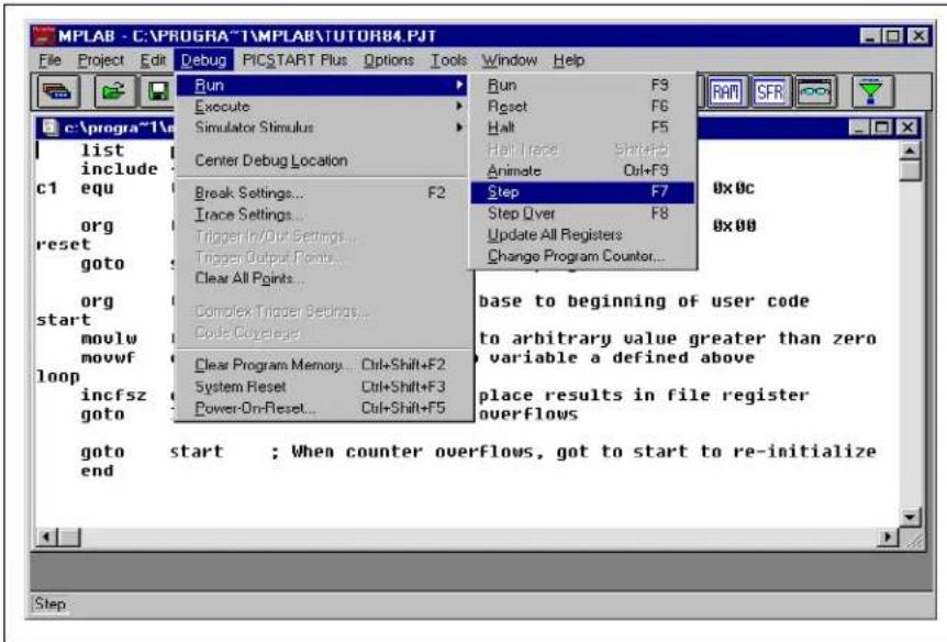 Microchip PIC18F2331 - Running Your Program - 1