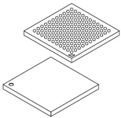 Microchip PIC24FJ128GB410 - 121-Ball Plastic Thin Profile Fine Pitch Ball Grid Array (BG) - 10x10x1.10 mm Body [TFBGA] - 3
