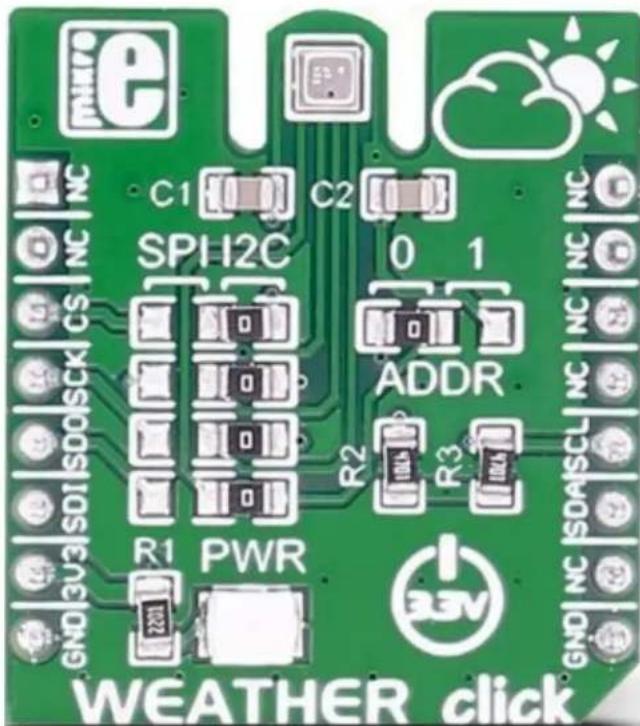 Microchip PIC18F24K42 - BME280 Environmental Sensor - 1