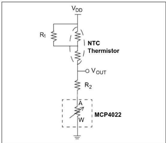 Microchip MCP4023 - Temperature Sensor Applications - 1