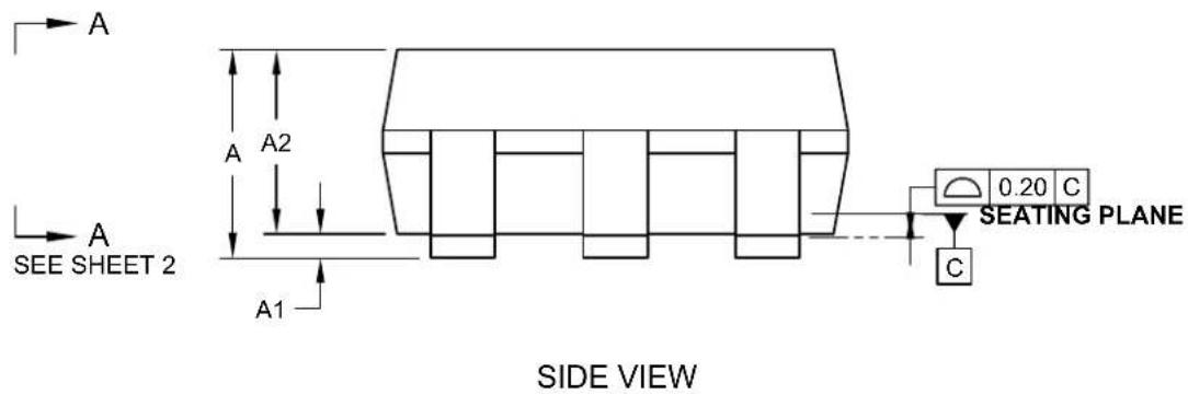 Microchip MCP4023 - 5-Lead Plastic Small Outline Transistor (OT) [SOT23] - 2