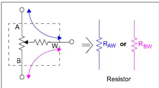 Microchip MCP4023 - RHEOSTAT CONFIGURATION - 1