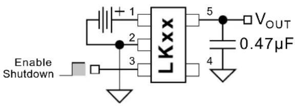 Microchip MIC5203 - Typical Application Circuits - 2