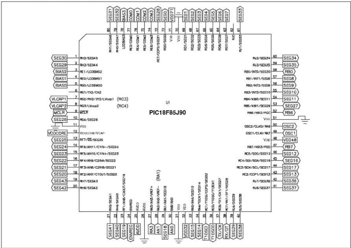 Microchip PIC16F913 - A.16 PIM LAYOUT AND SCHEMATICS - 14