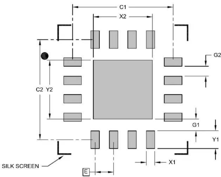 Microchip SY58022U - 16-Lead Very Thin Plastic Quad Flat, No Lead Package (NCA) - 3x3x1.0 mm Body [VQFN] With 1.55 mm Exposed Pad; Micrel Legacy Package QFN33-16LD-PL-1 - 1