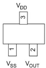 Microchip TC1277 - SOT-23-3 Footprints - 2
