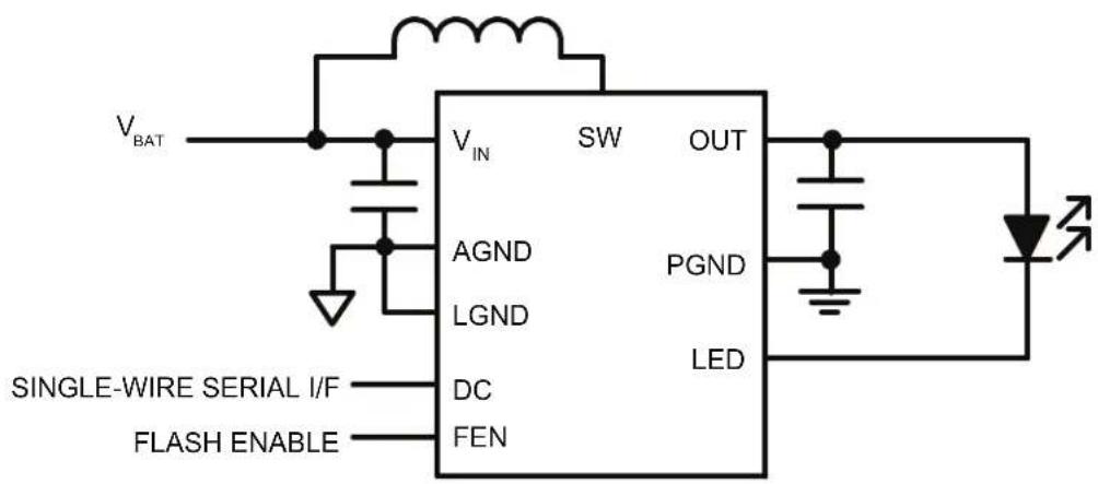 Microchip MIC2874 - Typical Application Schematic - 1