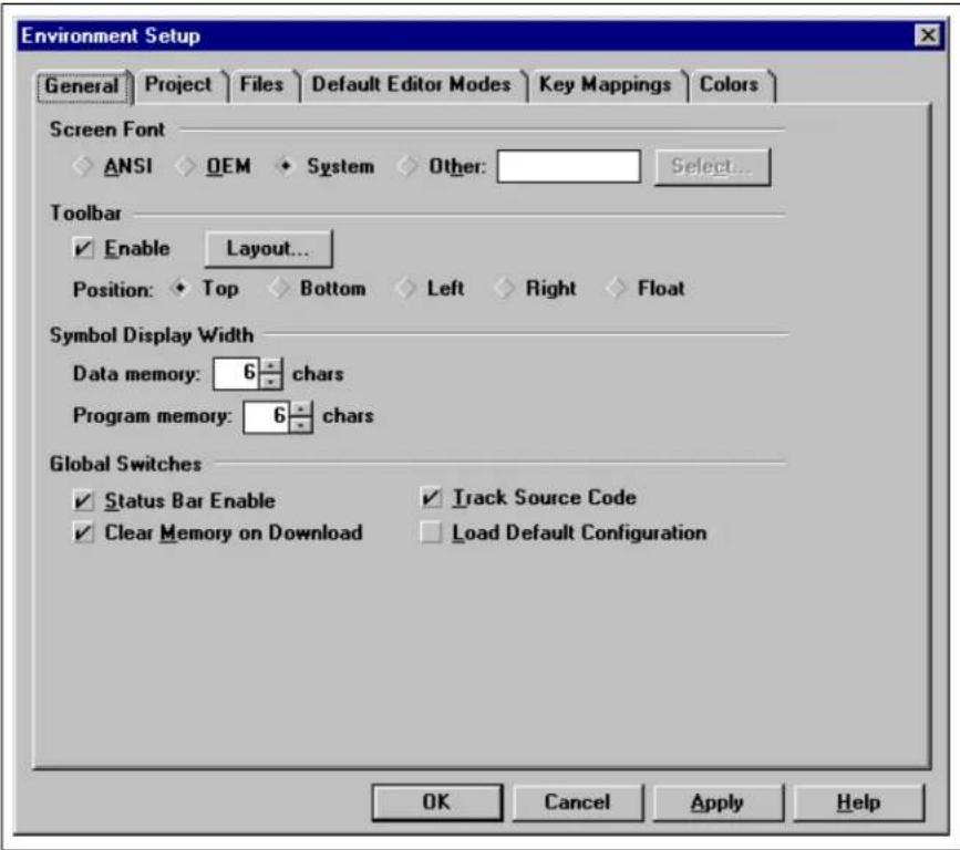 Microchip PIC16F777 - General Options - 1