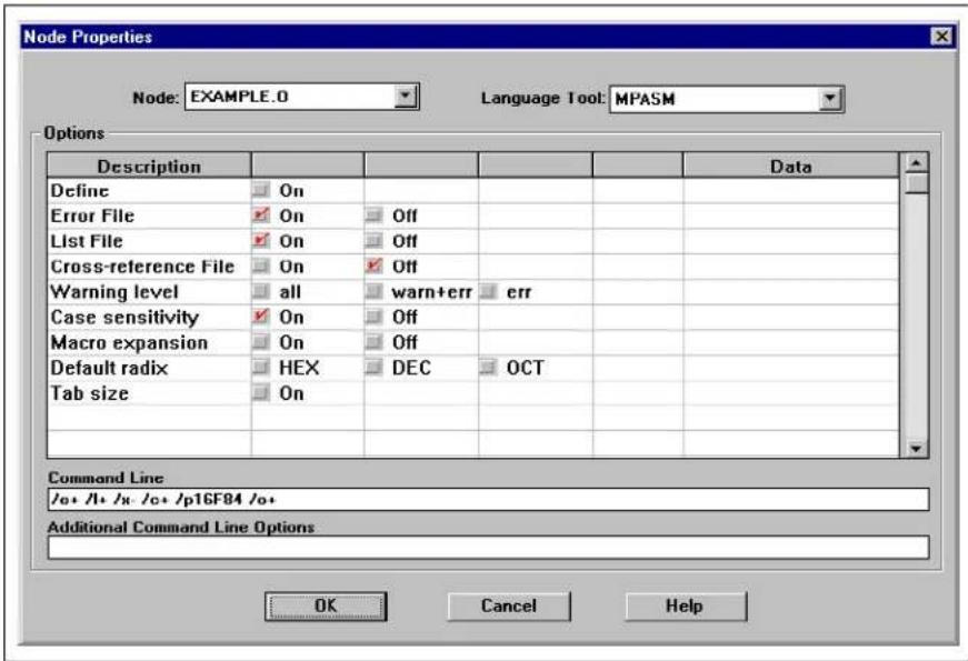 Microchip PIC16F777 - Add First Source File Node - 2