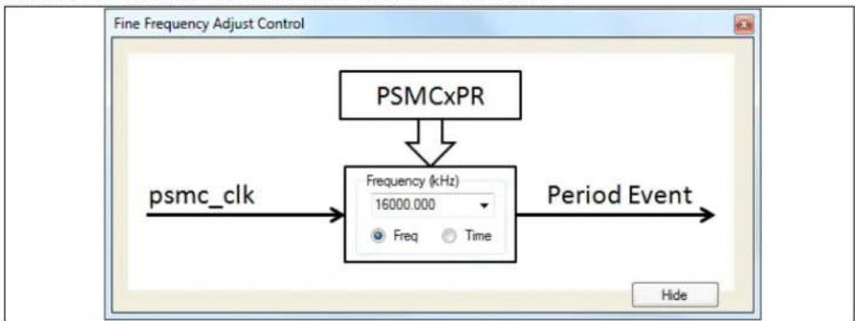 Microchip PIC16F1784 - Fine Frequency Adjust - 1