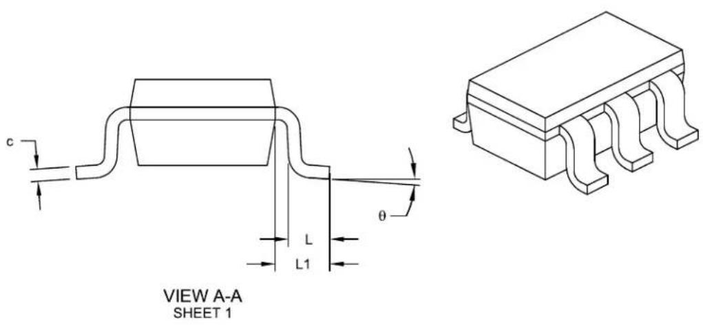 Microchip MIC5318 - 5-Lead Plastic Thin Small Outline Transistor (D5A) [TSOT] Micrel Legacy Package TSOT-5LD-PL-1 - 1
