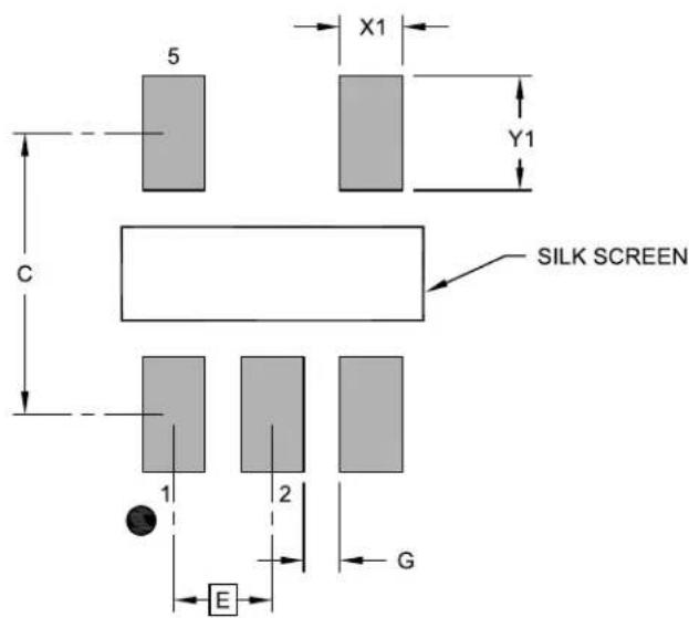 Microchip MIC5318 - 5-Lead Plastic Thin Small Outline Transistor (D5A) [TSOT] Micrel Legacy Package TSOT-5LD-PL-1 - 1