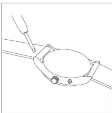 Movado Bold Evolution 3600650 - To attach a strap: - 4