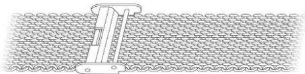 Movado Bold Evolution 3600650 - ⑤ MESH BRACELET SLIDING CLASP - 1