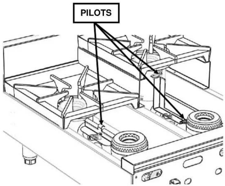 WOLF AHP848 - LIGHTING INSTRUCTIONS - 1