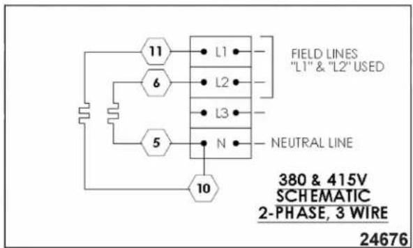 WOLF WEG60E - FOR 2-PHASE, 3 WIRE: - 1