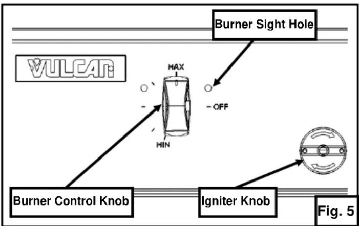 Vulcan VTEC36 - LIGHTING BURNER WITH SPARK IGNITER - 1