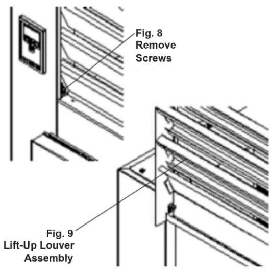 Traulsen RMC34D4 - a - CLEANING THE CONDENSER: - 1