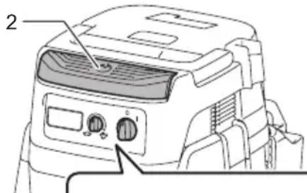 MAKITA XCV23Z - Accionamiento del interruptor - 1