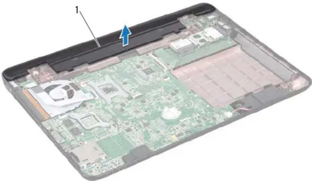 DELL Inspiron M411R - Removing the Hinge Cover - 3