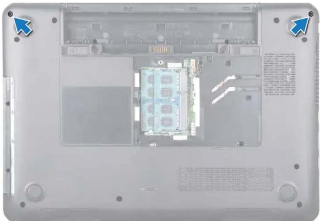 DELL Inspiron M411R - Removing the Hinge Cover - 1