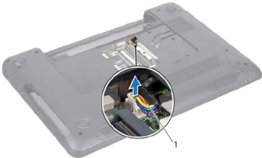 DELL Inspiron M411R - Removing the System Board - 1