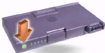 DELL Precision M40 - Battery Charge Gauge and Test Button - 1
