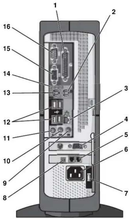 DELL Dimension 4500C - Back View - 2