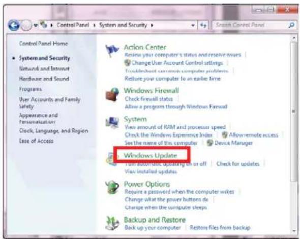 MvixUSA HDHome S4 - Step3. Select "Windows Update" - 1
