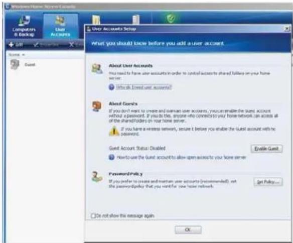 MvixUSA HDHome S2 - User Accounts Setup - 1