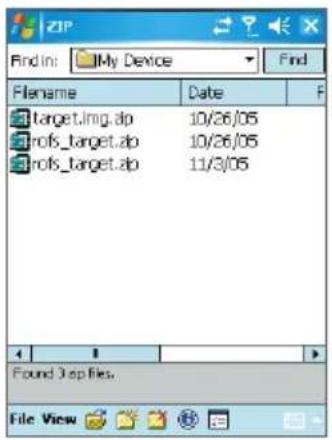 Dopod 818 Pro - To start ZIP on your device - 1