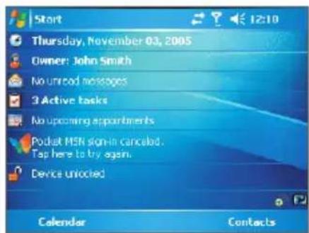 Dopod 818 Pro - Manage screen settings - 2