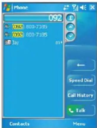 Dopod 818 Pro - Start Smart Dialing - 2