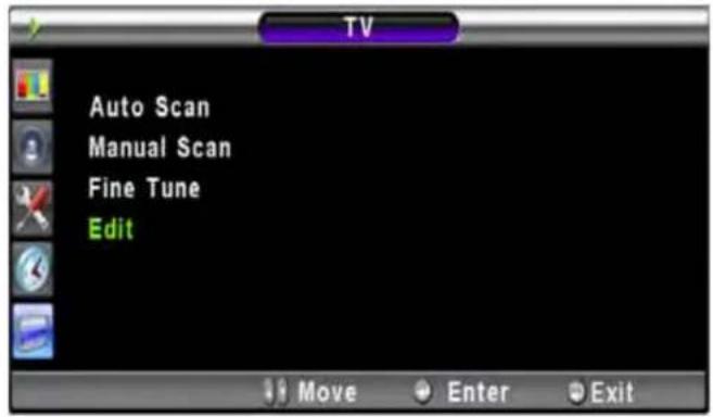 H&B PL-5500V - Edit Favorite programme List - 1