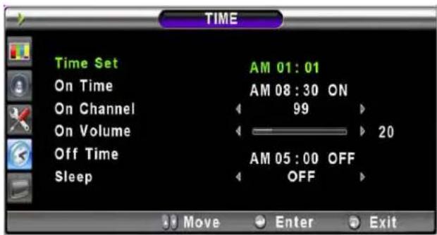 H&B PL-5500V - Time Set - 1