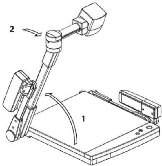 EPSON ELPDC04 - Unfolding the Document Camera - 1