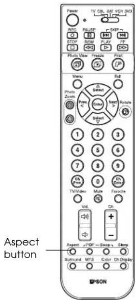 EPSON Livingstation LS57P1 - Selecting the Screen Display Size - 5