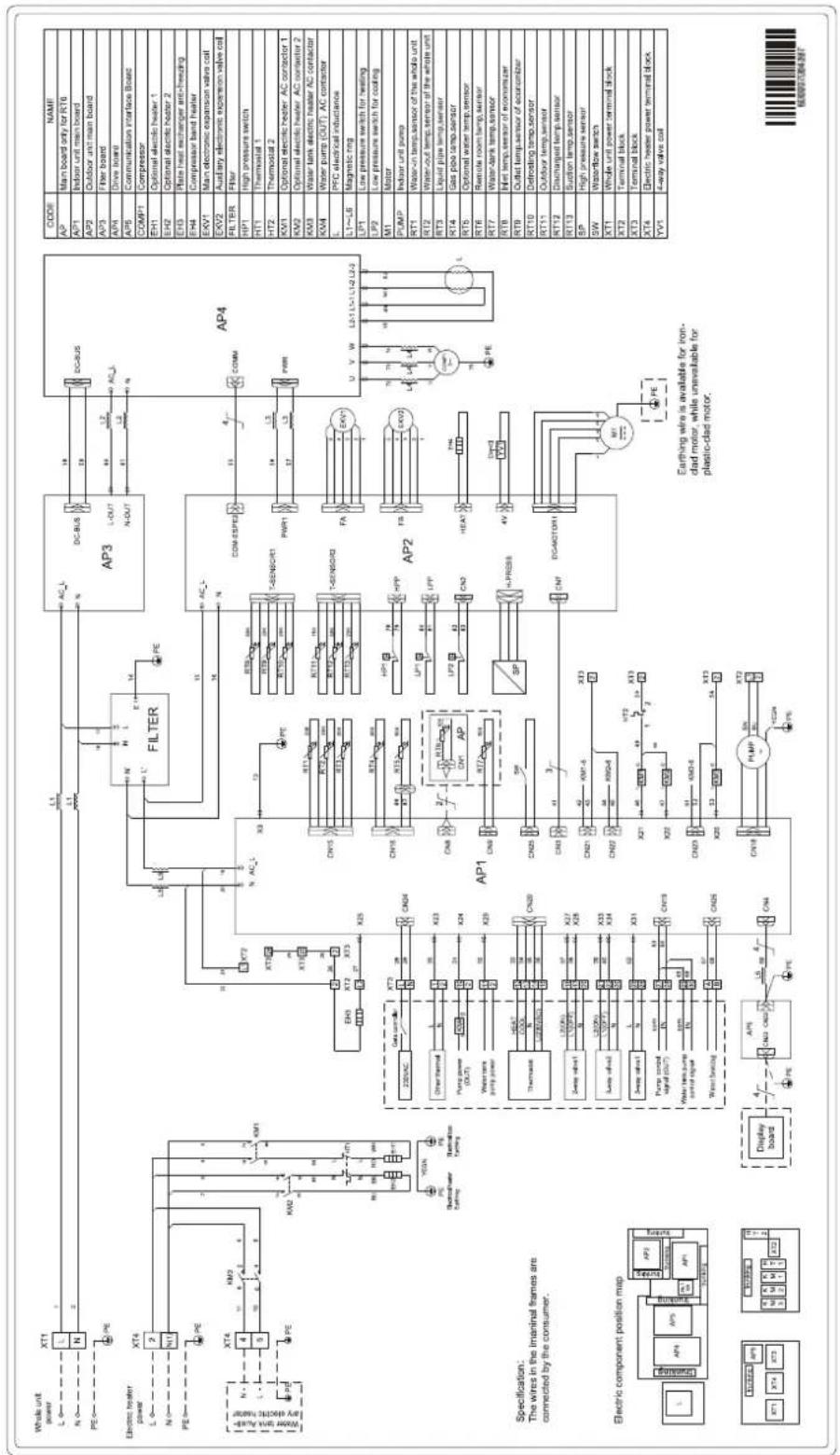 Toyotomi THMU412/1R32 - Electric wiring - 2
