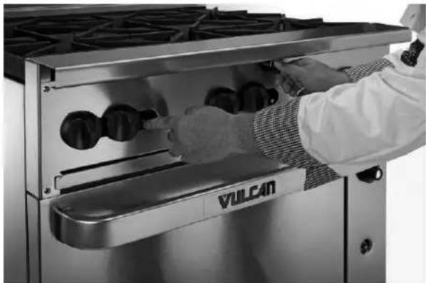 Vulcan 36R-2B24GT - Open Top Burner, Griddle (Flame Safety models) - 1
