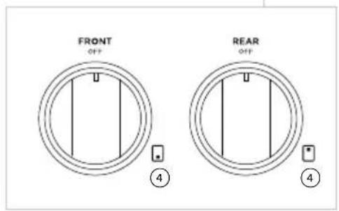 Fisher & Paykel RGV3-305-N - Control panel - 2