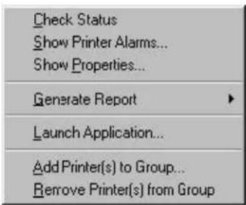 XEROX 4510 - Printer Icon Right-Click Menu - 1
