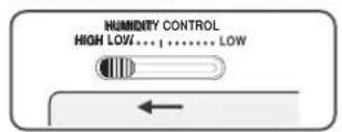 LG GW-P227YTNK - Humidity control in the vegetable compartment - 1