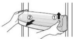 LG GW-P227YTNK - Door rack and support - 1