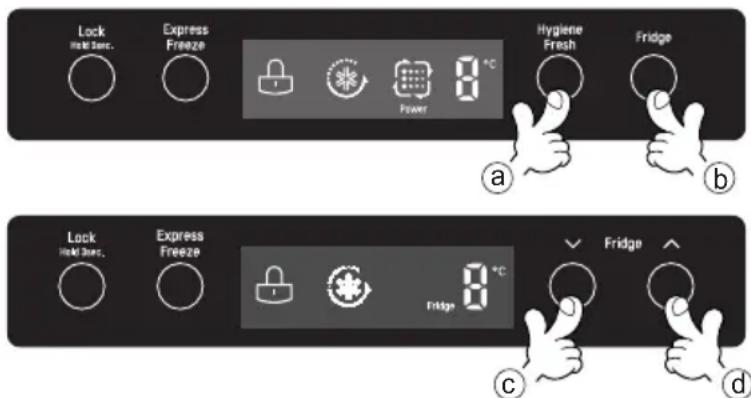 LG GR-M802HSHM - CONTROLS FOR REFRIGERATOR COMPARTMENT - 1