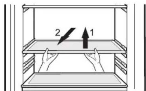 LG GC-B379SEQW - REMOVAL AND INSTALLATION OF DETACHABLE GLASS SHELF - 1