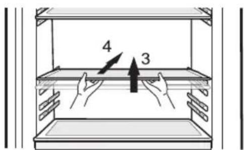 LG GC-B379SEQW - REMOVAL AND INSTALLATION OF DETACHABLE GLASS SHELF - 2