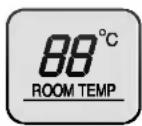 LG GR-P257CUB - Ambient temperature display window. - 1