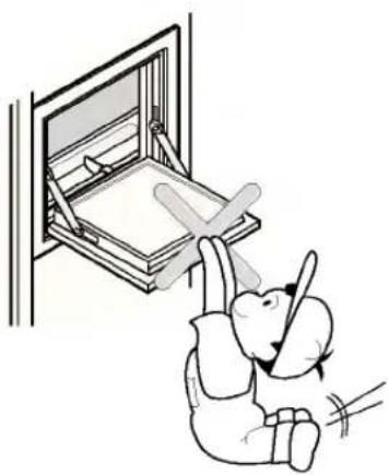 LG GR-B217PGCS - Never place heavy items on the refreshment center door or allow children to hang it on. - 1