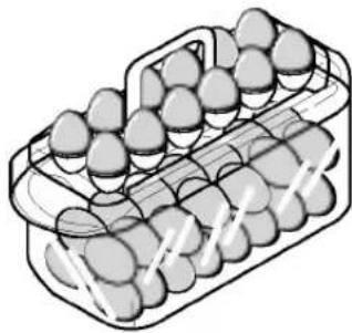 LG GR-P247MHS - Egg box - 2