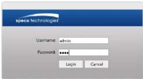 Speco Technologies O8VT3G - Web Access and Login - 2